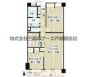 【間取り】 | レジデンスシャルマン林試の森