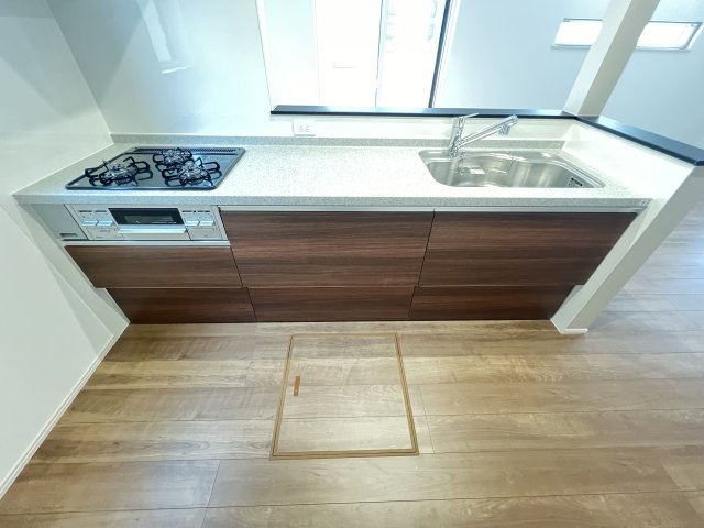 北葛城郡第６河合町星和台の前面道路含む現地写真