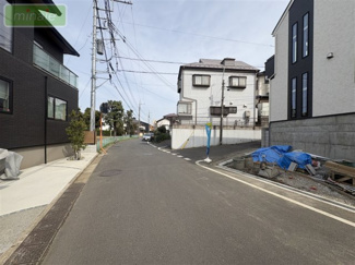 【前面道路含む現地写真】 | 小学校6分　スーパー7分　SIクローク付き　大和田新田　1号棟 | 販売現地