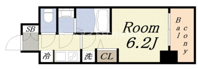 【間取り】 | エステムコートディアシティWEST