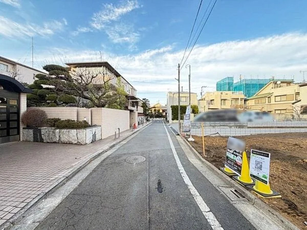 練馬区桜台6丁目　家事ラクプラン　低層エリアの限定2棟の前面道路含む現地写真