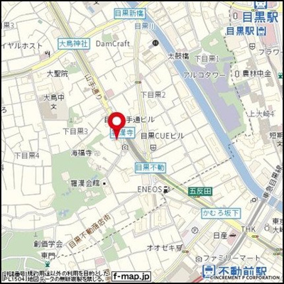 【地図】 | アクロス目黒