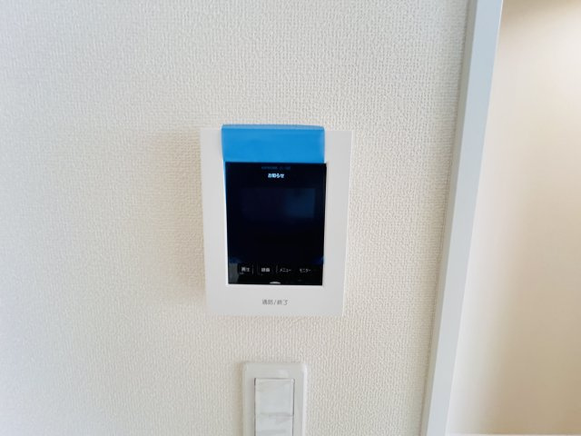 松戸市栗山新築戸建のセキュリティ|来客時も安心のTVモニター付きインターフォン