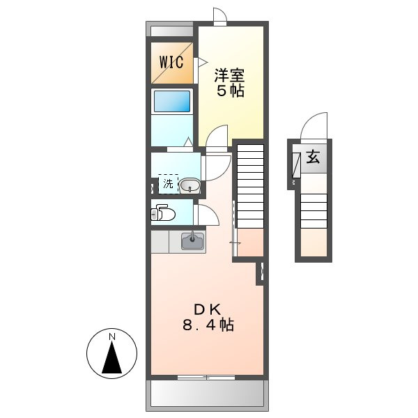 サンフラワーＫの間取り