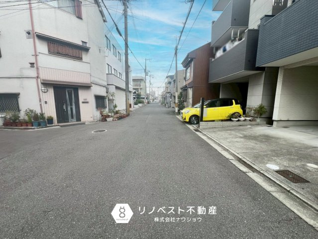 東大阪市永和3丁目の前面道路含む現地写真|【リノベスト不動産】テナント物件は東大阪市含む大阪府下でご紹介可能です◎