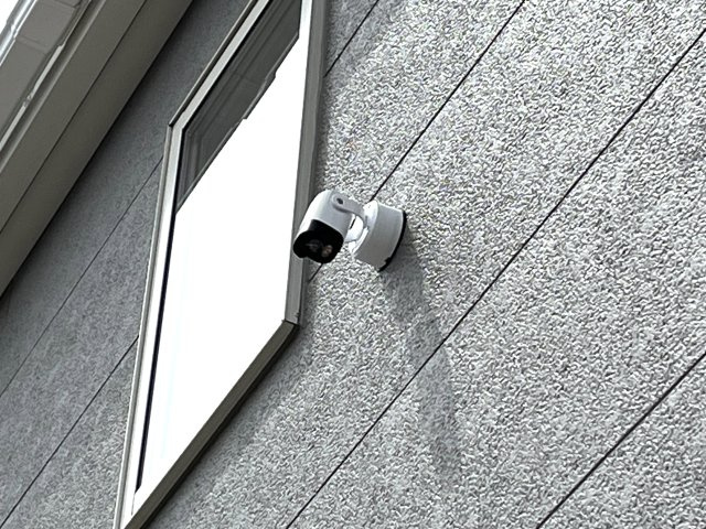 【防犯設備】 | 仲介手数料無料！井関小学校に通える新築戸建　山口市阿知須　第９－２号棟　クレイドルガーデン　アーネストワン | 防犯カメラも標準装備
