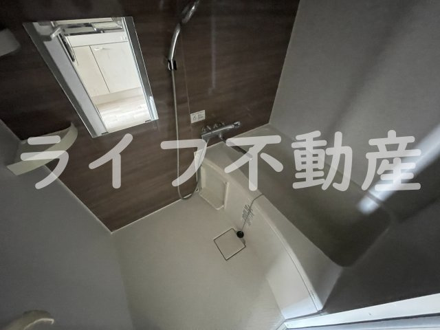 Parfait俊徳道の浴室|コンパクトで使いやすいお風呂です