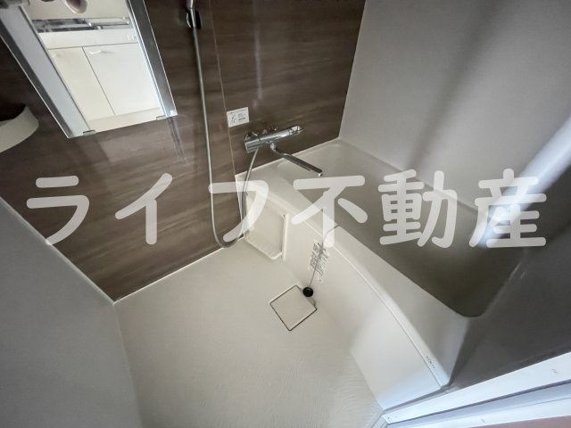 Parfait俊徳道の浴室|日々の疲れを癒すお風呂付です