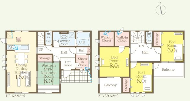 【新築戸建】第6前橋鼻毛石　の間取り|■間取り図｜敷地面積：411.64（約124.52坪）　建物面積：122.55（約37.07坪）
