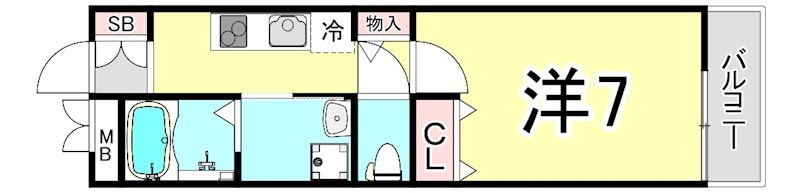 リブレメゾン香櫨園の間取り