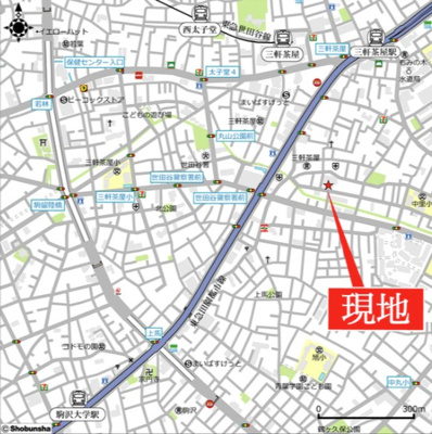 【地図】 | ペアパレス三軒茶屋