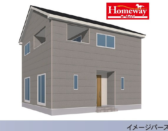 【外観】 | 仲介手数料無料！井関小学校に通える新築戸建　山口市阿知須　第９－３号棟　クレイドルガーデン　アーネストワン | かわいいお家になって誕生します