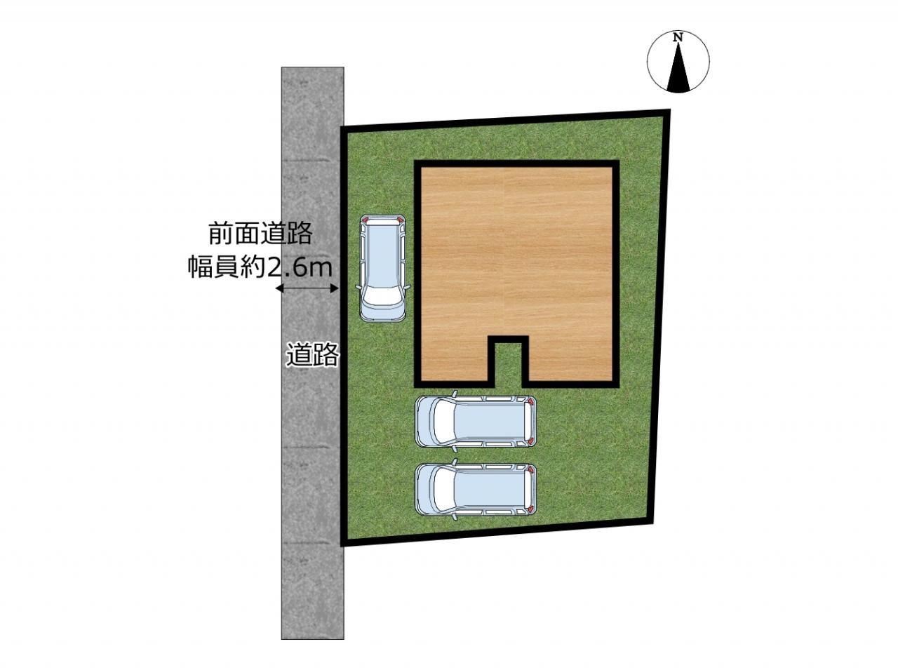 東雲町2丁目　中古戸建の区画図