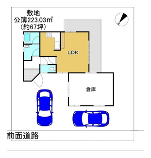 【間取り】 | 大津市大物712-10　中古戸建