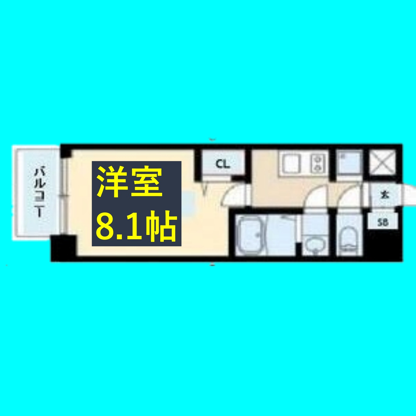 プレサンス東別院駅前の間取り