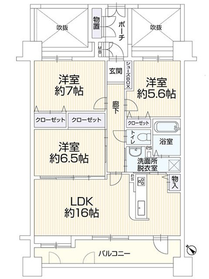 【間取り】 | サンリヤンガーデン春日Ⅴ番館