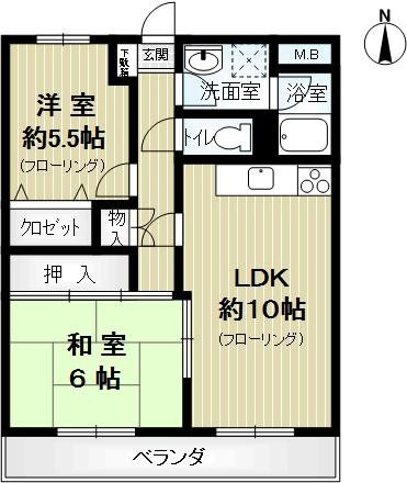 オークヴィラの間取り