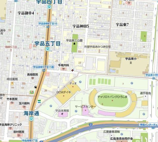 Ｓ－ＲＥＳＩＤＥＮＣＥ宇品５丁目Ⅰの地図