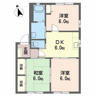 【間取り】 | ディアス千原　5