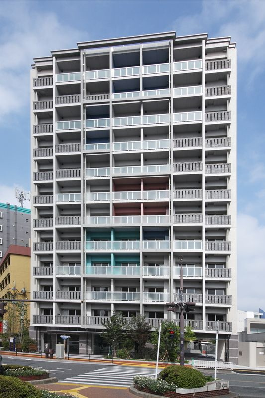 福岡市早良区荒江２丁目の賃貸マンションの外観パース