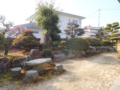 【庭】 | 平生町中古戸建 | 簡単な家庭菜園も楽しめるお庭です