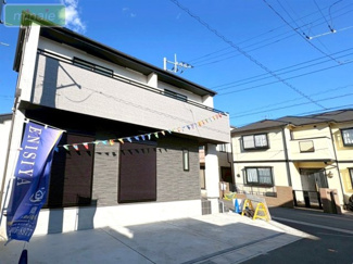 【外観】 | 小学校８分　スーパー９分　リビングイン階段　習志野台８　全3棟　C号棟 | 施工例
「上質感あふれる洗練の外観デザイン」