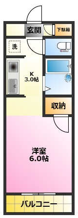グッドウィルの間取り|オートロック・宅配BOX完備♪