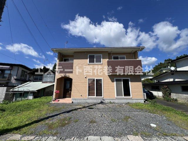 花巻市東和町土沢８区　土地建物の外観パース
