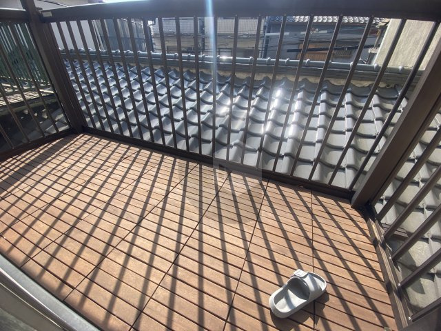 小若江テラスのバルコニー