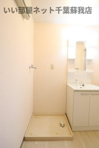 メイヒルズⅡの洗面所|洗濯機置場