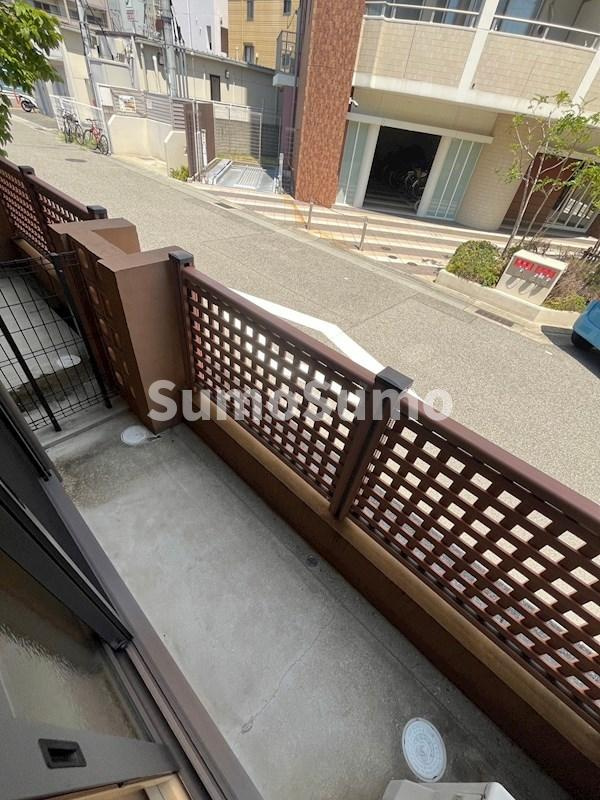 セジュール西代Ⅱのバルコニー