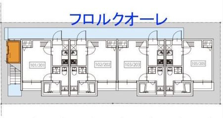 フロルクオーレの区画図