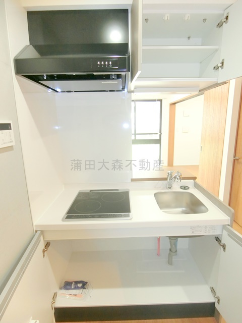 ラヴィエール羽田スカイゲートのキッチン|二口IHコンロ付きシステムキッチン