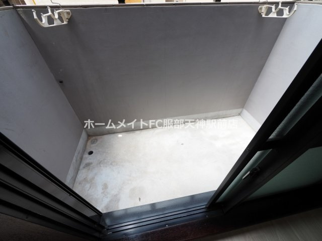 ハイツ西田のバルコニー