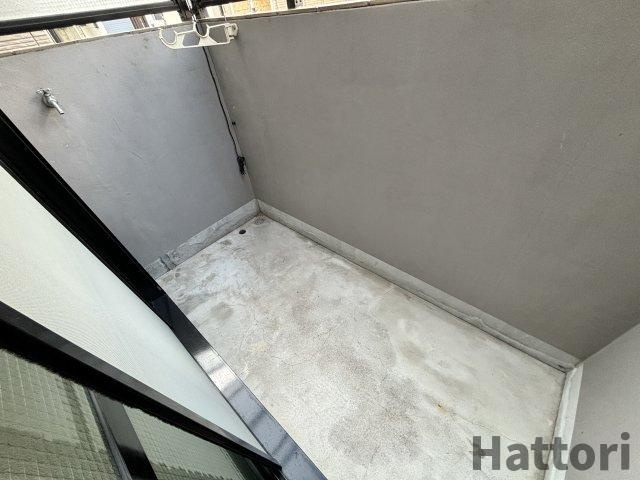 ハイツ西田のバルコニー