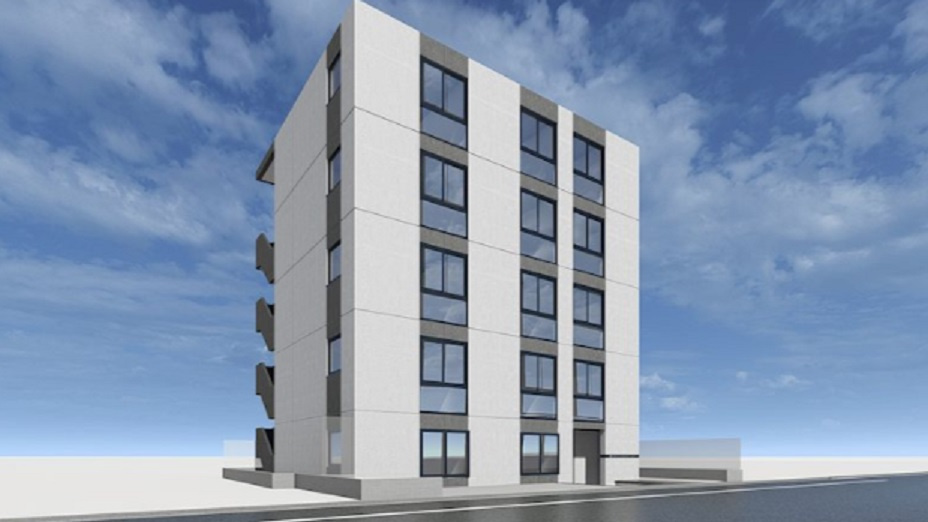 ラヴィエール羽田スカイゲートの外観パース