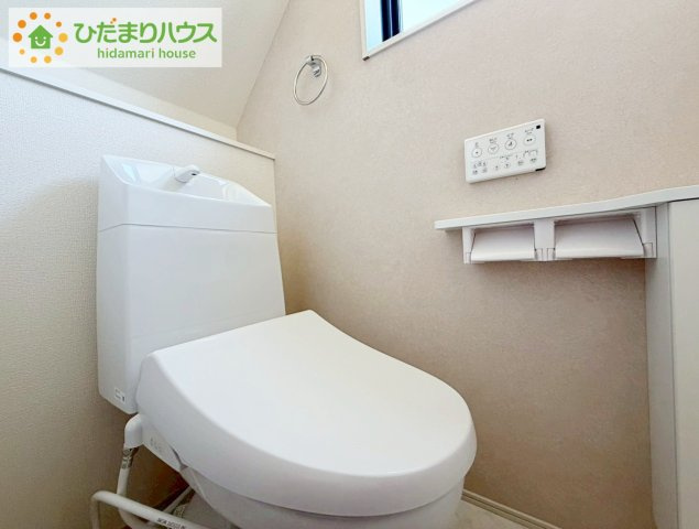 いわき市平南白土２期　新築戸建　1号棟のトイレ|温水洗浄便座ついてます(^^♪
