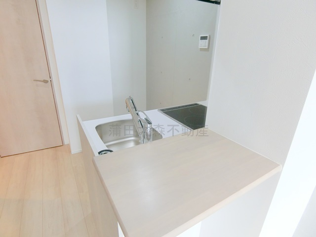 ラヴィエール羽田スカイゲートのキッチン|二口IHコンロ付きシステムキッチン