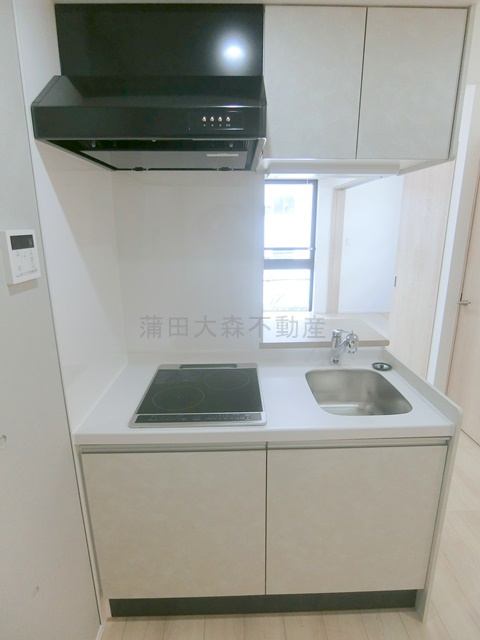 ラヴィエール羽田スカイゲートのキッチン|2口IHシステムキッチン　カウンターキッチン