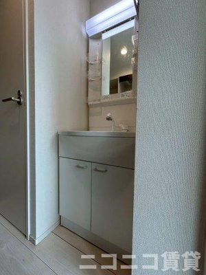 【洗面所】 | ハーモニーテラス下井草Ⅱ | 別号室イメージの為、現状を優先致します。