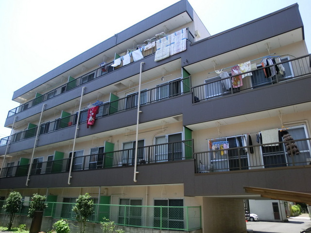 ハイムジョイフルの外観|人気のマンションタイプです。