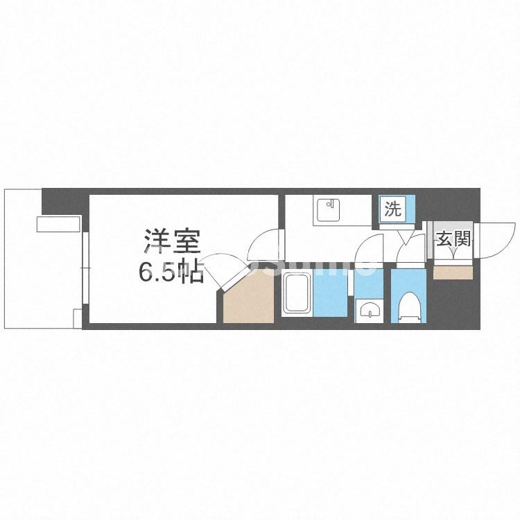 ワールドアイ難波南PORTAの間取り