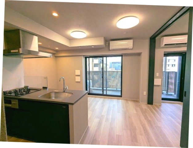 THE LIONS forsia文京湯島の設備|インターネット無料、カウンターキッチン、全室にエアコンと照明付きです