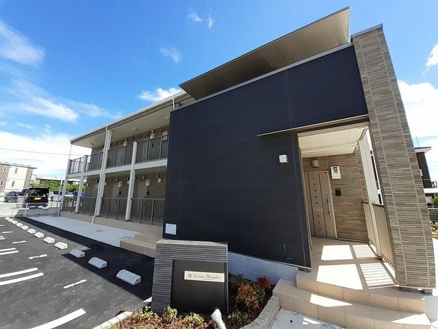 福岡市東区唐原５丁目のアパートの外観