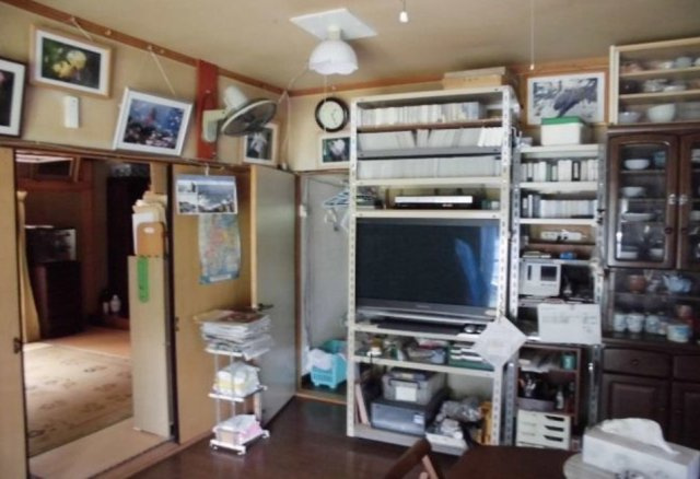 青木村　中古住宅の居間・リビング