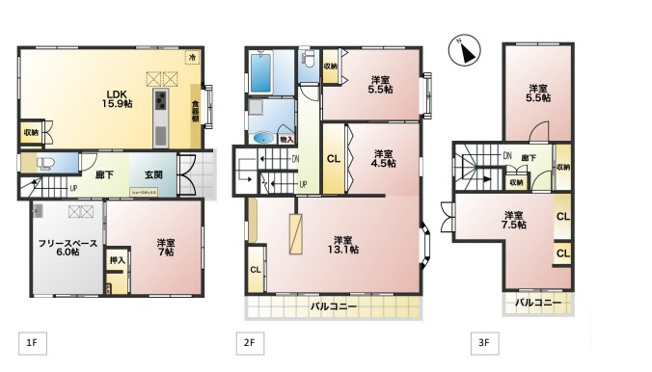 【間取り】 | 深谷市田谷　1650万　中古