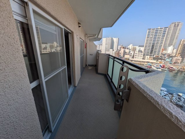 明石アーバンライフのバルコニー