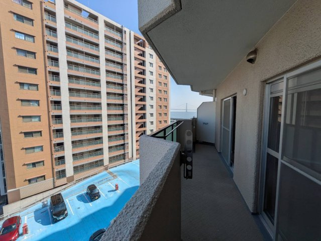 明石アーバンライフのバルコニー