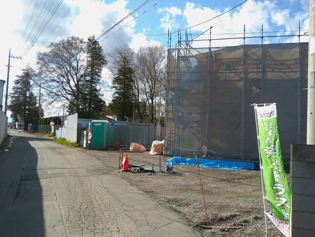 【Cradle Garden】　古河市諸川　第９　全3邸の前面道路含む現地写真|〇前面道路〇
南側約4ｍ
2026年2月撮影