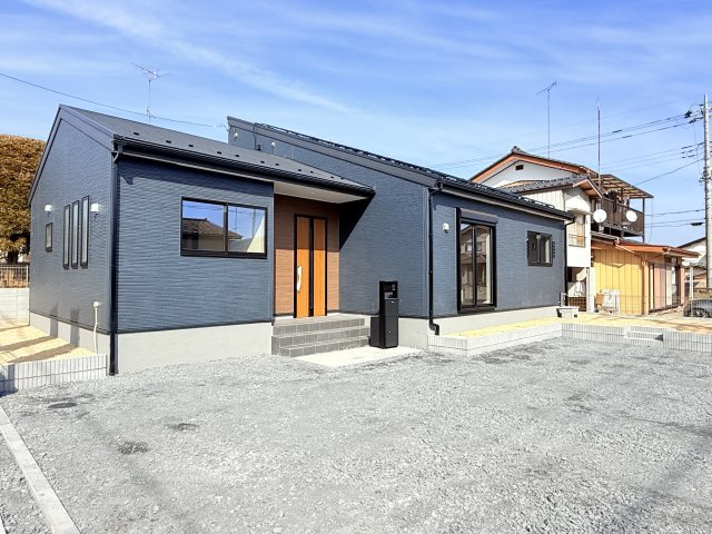 第1石岡市茨城　新築戸建の外観|当日予約・現地集合・現地解散でのご見学も大歓迎ですので、お気軽にお問い合わせください(*^^*)